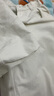 ELLE KIDS童裝 25春夏季女童不易掉色全棉闊腿親膚透氣直筒休閑刺繡牛仔褲 白色 165 （M） 曬單實(shí)拍圖
