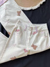 乖甜星美式復(fù)古蝴蝶結(jié)刺繡牛仔褲女2025夏季新款高腰寬松顯瘦闊腿直筒褲 米白色 L 曬單實(shí)拍圖