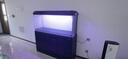森森（SUNSUN）新款超白魚缸客廳玻璃大型水族箱智能觸控家用免換水底濾缸 加寬1.5米42寬 無極變光+新式底濾 曜石黑 曬單實拍圖