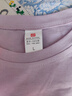 玖卡依短袖t恤女2025夏季新款女裝純棉刺繡圓領(lǐng)體恤寬松文藝半袖上衣女 紫色花瓶【印花】 L 建議100-115斤 曬單實拍圖