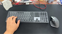 羅技（Logitech）大師系列 MX Mechanical 商務低噪無線雙模矮軸機械鍵盤 智能鍵盤 全尺寸段落青軸 曬單實拍圖