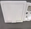 國際電工隱藏嵌入式千兆網(wǎng)絡插座86型暗裝隱形內(nèi)嵌式電視電話電腦網(wǎng)線插座 白色-六類電腦【帶蓋】  曬單實拍圖