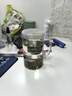 雅集豪飲杯玻璃杯辦公室 耐熱大容量水杯 男士帶蓋泡茶杯子850ml 曬單實拍圖