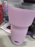 beneunder吸管保溫杯大容量冰杯保冷咖啡水杯子不銹鋼生日禮物女LC80224藍 曬單實拍圖