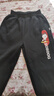 巴布豆兒童褲子男童棉褲加絨加厚秋冬中大童外穿寬松休閑褲童裝長(cháng)褲 黑 滑板巴布 150 曬單實(shí)拍圖