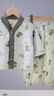 寬葉竹兒童睡衣家居服夏季寶寶套裝男女童內(nèi)衣開衫中大童薄款休閑空調(diào)服 開衫家居服【滿印恐龍】 140 【身高120-130cm50-60斤】 曬單實拍圖