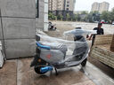 臺鈴電動摩托車將軍100公里長續(xù)航電動車1200W高速電摩鉛酸電池72V22Ah外賣上班代步電瓶車煙霧灰 曬單實拍圖