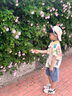 G.DUCKKIDS小黃鴨童裝男童夏季套裝2025新款中小兒童衣服男孩短袖T恤兩件套 恐龍 90 建議1~2歲【 80-90cm】cm 曬單實(shí)拍圖