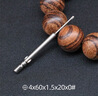 JY800電批頭十字電動螺絲刀批咀 加硬60長帶磁螺絲刀起子頭4MM 4*60*1.5*20*00# 曬單實拍圖