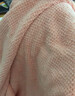 潔麗雅（Grace）7A抑菌加大加厚珊瑚絨浴巾成人男女士吸水纖維洗澡裹巾 豆沙粉 曬單實拍圖