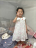 G.DUCKKIDS兒童2024女童休閑背心公主連衣裙女寶寶洋氣時(shí)髦夏裝薄款 粉紅色 110碼(建議98-105cm 3-4周歲) 曬單實(shí)拍圖