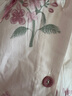 古今（GUJIN）輕柔綿綢長(cháng)袖睡衣女春秋新品家居服睡褲時(shí)尚可外穿大碼開(kāi)衫套裝XL 曬單實(shí)拍圖