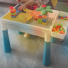 奕思瑞積木桌子1歲到3歲兒童多功能玩具桌學(xué)習(xí)桌大顆粒男女孩六一節(jié)禮物 曬單實(shí)拍圖