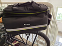 西騎者自行車(chē)馱包后貨架包山地車(chē)尾包防水駝包騎行戶(hù)外裝備 黑色升級款【20L~35L】 曬單實(shí)拍圖