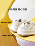 百麗（Belle）兩穿可踩腳板鞋女2025春新百搭舒適休閑鞋B2525AM5 米白 37 (235mm) 曬單實(shí)拍圖