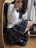 達(dá)芙妮DAPHNE厚底增高5.5CM樂福鞋女2025春秋新款套腳單鞋英倫風(fēng)小皮鞋 黑色 37 曬單實拍圖