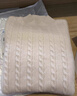 妃奧絨【撤柜精品】精仿羊毛衫女半高領(lǐng)套頭毛衣打底衫寬松加厚針織衫 原絨米 M 曬單實(shí)拍圖