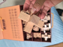 QZMTOY12件魯班鎖兒童益智玩具男孩女小學(xué)生日5-10歲8榫卯積木生日禮物 曬單實(shí)拍圖