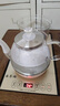 益茶福全自動上水電熱水壺底部上水嵌入式茶臺功夫茶燒水壺飲水燒水一體機(jī)抽水玻璃煮茶壺保溫泡茶壺 SQ-008金色玻璃套裝 1L 曬單實(shí)拍圖