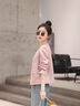 歌芭杉（GEBASHAN）品牌女裝名媛小香風(fēng)外套女2025春秋新款高端氣質(zhì)小個(gè)子時(shí)尚上衣 粉色 M 107斤內 曬單實(shí)拍圖