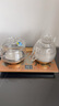 金灶（KAMJOVE）底部自動(dòng)上水電熱水壺泡茶專(zhuān)用電茶壺 茶臺(tái)燒水壺恒溫一體玻璃燒水煮茶泡茶壺H8 香檳金 曬單實(shí)拍圖