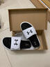 安德瑪（UNDERARMOUR）Ignite 9女子軟底運(yùn)動(dòng)休閑拖鞋3022717 白色100 36.5 曬單實(shí)拍圖