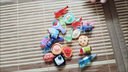 璐凱迪仿真食玩娃娃屋場景模型微縮食玩快遞小盒子幼兒園獎勵兒童小禮物 迷你小包裹-40盒 曬單實(shí)拍圖