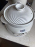 小老太全自動(dòng)防溢出電燉鍋陶瓷煲湯鍋燉湯鍋寶寶輔食鍋嬰兒煮粥鍋電粥鍋電燉盅多功能電砂鍋 米白色 1.8L 【建議1-2人/可煮四碗】 曬單實(shí)拍圖