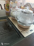 益茶福全自動上水電熱水壺底部上水嵌入式茶臺功夫茶燒水壺飲水燒水一體機抽水玻璃煮茶壺保溫泡茶壺 SQ-008金色玻璃套裝 1L 曬單實拍圖