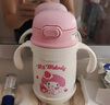 杯具熊（BEDDYBEAR）兒童保溫杯帶手柄吸管兒童水杯316不銹鋼寶寶學(xué)飲杯子400ml美樂(lè )蒂 曬單實(shí)拍圖