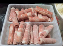 伊賽國產(chǎn)黃牛原切肥牛卷牛肉卷2斤 500g*2袋谷飼清真牛肉燒烤火鍋食材 曬單實拍圖