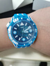 斯沃琪Swatch瑞士手表 潛航系列 時尚夜光透視石英腕表 藍火潛航 SSCU09S100 曬單實拍圖