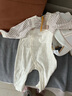 巴拉巴拉童裝新生兒寶寶連體衣滿月服爬服嬰兒2025男童女童背帶假兩件春裝 咖色調(diào)00355 73cm 曬單實(shí)拍圖
