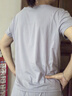 靜韻【深睡衣70】超柔軟涼感情侶睡衣女夏款短袖防螨家居服套裝男 曬單實拍圖