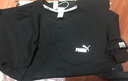 彪馬（PUMA）情侶運(yùn)動(dòng)短袖T恤男女同款純棉圓領(lǐng)簡(jiǎn)約舒適休閑運(yùn)動(dòng)半袖百搭時(shí)尚 黑色 XL 140-160斤 曬單實(shí)拍圖