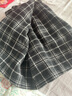 S.DEER圣迪奧女裝學(xué)院風(fēng)高腰撞色格紋毛呢A字短褲S21480916 黑色/91 L 170 曬單實(shí)拍圖