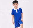YALOTT雅蘭特升級(jí)版深圳校服小學(xué)生夏運(yùn)服透氣柔軟舒適校服褲吸汗薄款 升級(jí)版小學(xué)夏運(yùn)套裝（男）【短袖+短褲】 125 紅標(biāo)130【小半碼】 曬單實(shí)拍圖