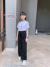 真維斯兒童褲子夏季薄款女孩戶外冰絲闊腿褲大童寬松防蚊褲運(yùn)動(dòng)休閑褲潮 【柔軟輕盈物理防蚊】淡粉06 110 【推薦體重30-37斤】 曬單實(shí)拍圖