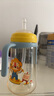 皇寵 兒童水杯PPSU學飲杯寶寶幼兒園吸管杯奶杯嬰兒奶瓶 微V閥黃330ML 曬單實拍圖