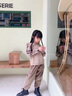 G.DUCKKIDS女童套裝春秋款2025新款春裝女大童洋氣時(shí)髦初春時(shí)尚兒童裝兩件套 咖啡色春秋 160 cm 曬單實(shí)拍圖