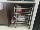 宜家（IKEA）JONAXEL尤納賽爾帶細網(wǎng)籃書架落地花架置物架衛(wèi)生間收納 寬網(wǎng)籃25x51x70cm 曬單實拍圖