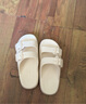 斯凱奇（SKECHERS）七夕禮物拖鞋女鞋2025年夏季踩屎感一腳蹬涼拖鞋透氣沙灘鞋111645 曬單實(shí)拍圖