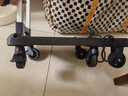 有速（YOUSU） 手拉車?yán)瓧U車快遞小拉車折疊便攜拉貨手推車貨搬運(yùn)車家用行李車 黑色中號(hào)3英寸剎車 曬單實(shí)拍圖