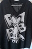 卡賓（CABBEEN）卡賓男裝兔子提花線衫22冬新款寬松針織衫W3231106001 煤黑色01 XL /180/52 曬單實(shí)拍圖