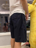 羅蒙（ROMON）夏季純棉寬松大5分短休閑褲男士五分褲爸爸外穿中褲子男款 251深灰 2XL【33-35】 曬單實(shí)拍圖