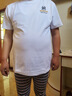 庫(kù)羅戈短袖t恤男士2025夏季新款修身休閑圓領(lǐng)半袖潮牌ins打底衫男體恤 白色+碳灰 2XL (159-174斤) 曬單實(shí)拍圖