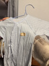 貝瑞加（Babyprints）嬰兒連體衣2件裝純棉寶寶衣服新生兒柔軟內(nèi)衣透氣爬服薄款 藍59 曬單實拍圖