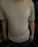 浪莎莫代爾睡衣男夏季10A抑菌冰絲涼感短袖短褲寬松可外穿男士家居服 曬單實(shí)拍圖