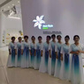 歌司朗古箏演奏演出服大合唱女長裙成人指揮服舞臺表演學(xué)生朗誦禮服服裝 白色 L xx 曬單實拍圖