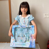 庫尼之蛙艾莎公主生日禮物3-6歲兒童玩具兒童節禮物女孩斜跨包頭飾 【愛(ài)莎公主】冰晶寶石禮盒4件套 曬單實(shí)拍圖